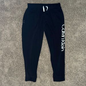 Black Calvin Klein sweats